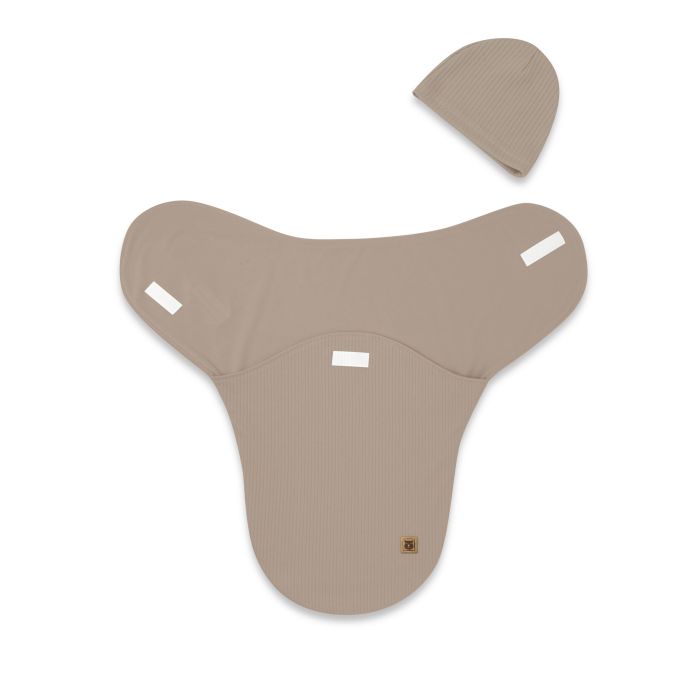 Autiņš - kokons jaundzimušajam Leo interlock soft mokka