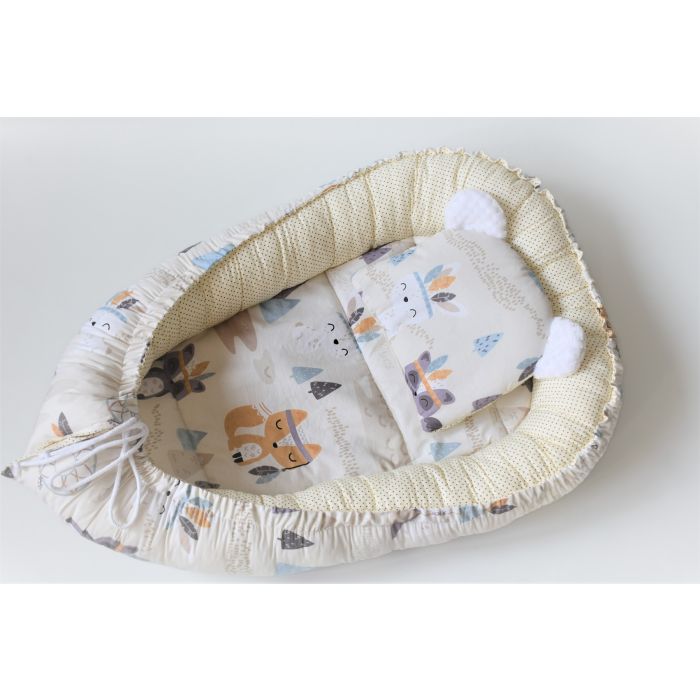 Ligzdiņa - kokons jaundzimušajiem "Orange fox".