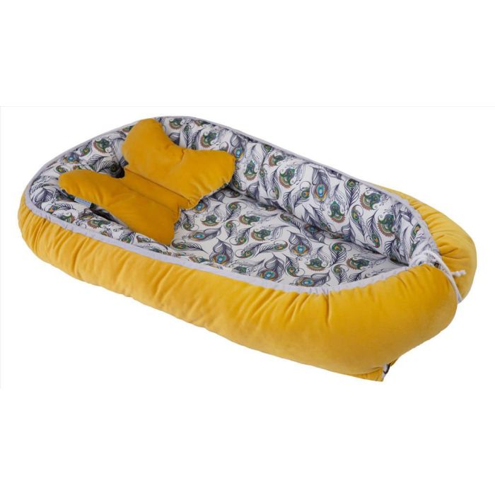  Ligzdiņa - kokons jaundzimušajiem "Mustard" 