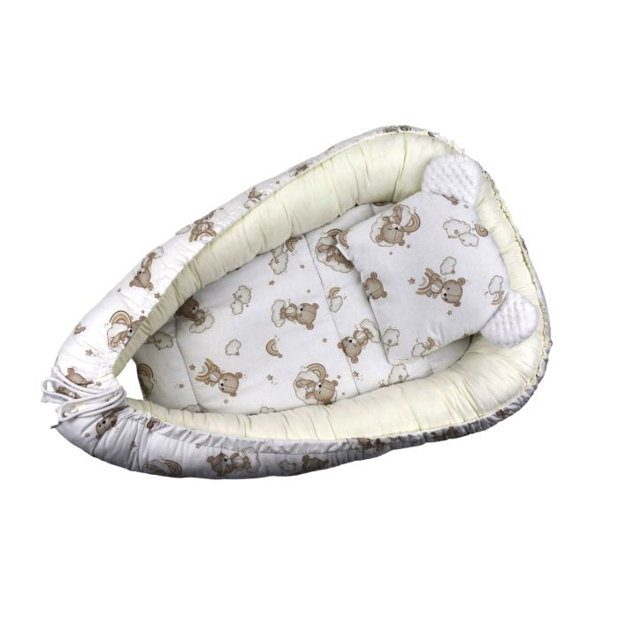 Ligzdiņa - kokons jaundzimušajiem "Teddy" 