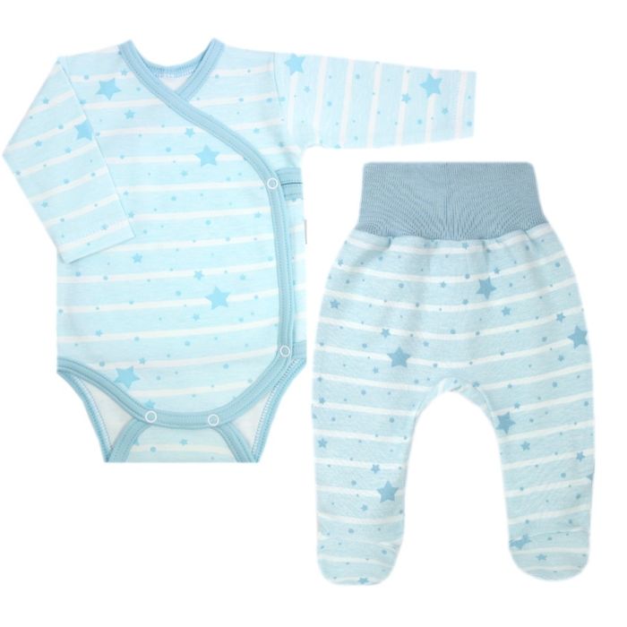 Bērnu komplektiņš no 2 daļam "Galaxy blue"   I Zīdaiņu apģērbu komplekts tiešsaistē par labāku cenu / interneta veikals
