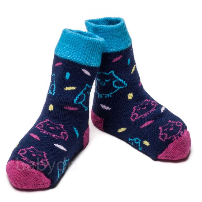 Kokvilnas zeķītes mazuļiem Owls