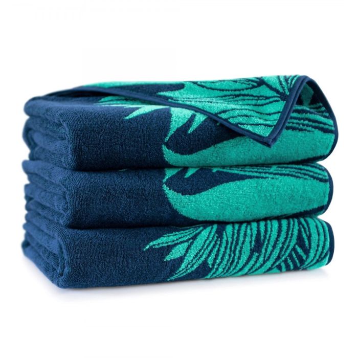 Dvielis (Ēģiptes kokvilnas) "Rio" 100x160 cm zils