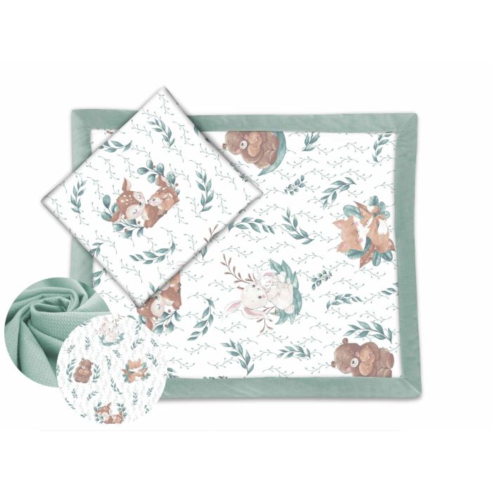 Bērnu pleds un spilvens "Mommy bunny" 