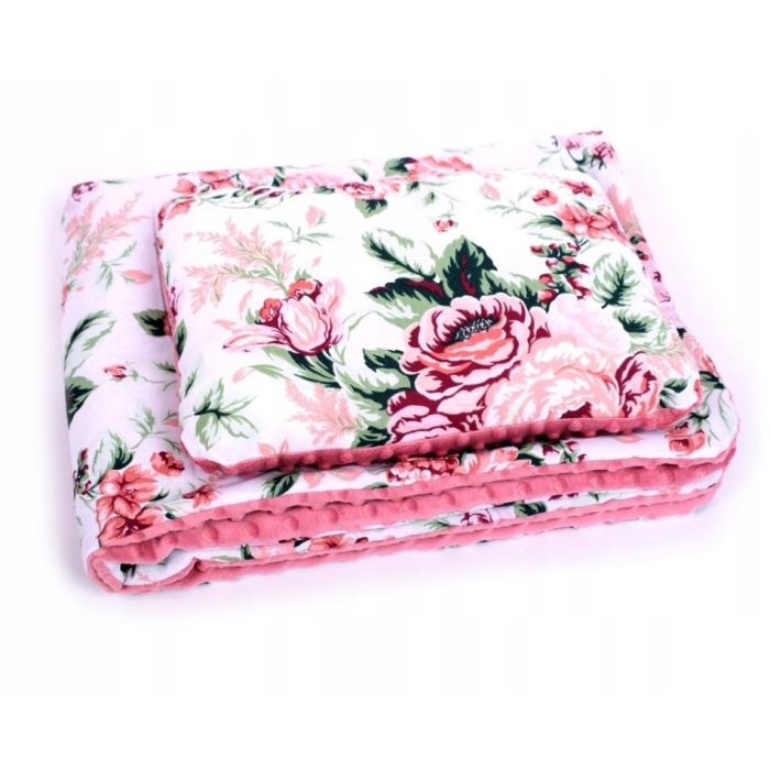 Komplekts ratiņiem "Romantic" sega 60x75cm un spilvens 35x25cm