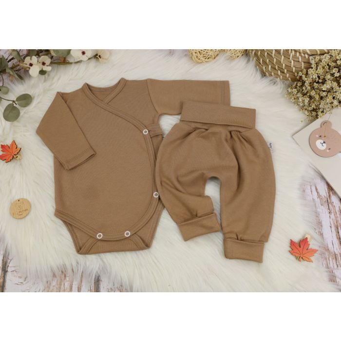 Bērnu komplektiņš no 2 daļam "Blank baggi coffee" 