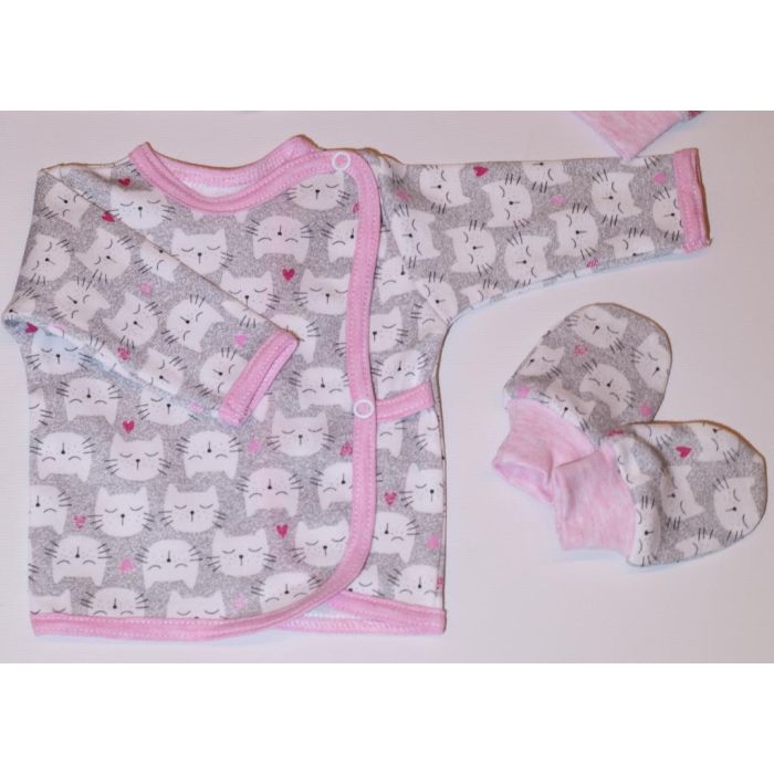 Bērnu komplektiņš no 5 daļam "Kitty" rozā