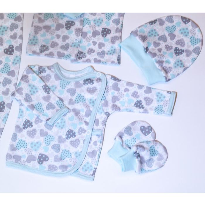 Bērnu komplektiņš no 5 daļam "Hearts" 