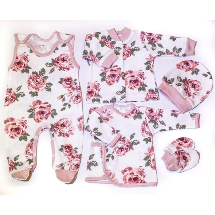 Bērnu komplektiņš no 5 daļam "Roses" 