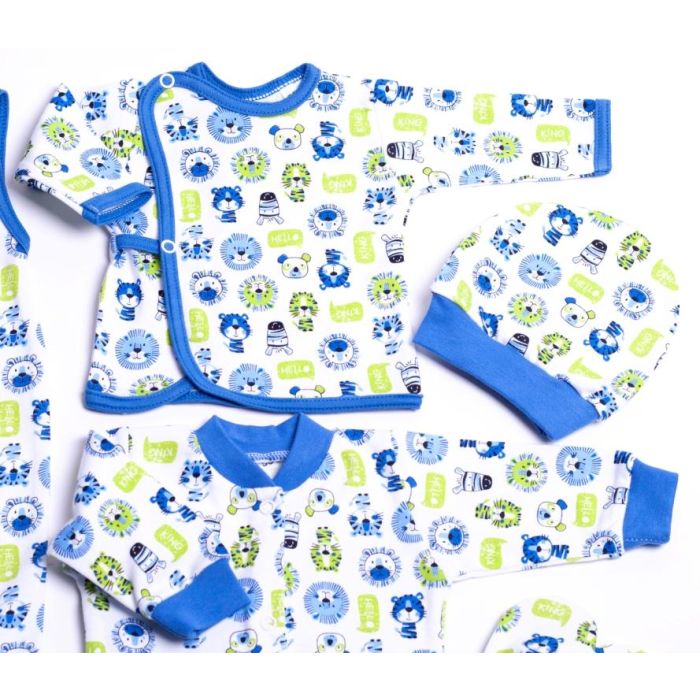 Bērnu komplektiņš no 5 daļam "Lion" zils