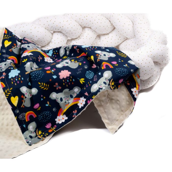 Bērnu pleds 100x75cm "Koala in Love"  bēšs