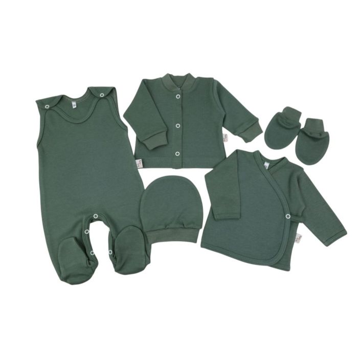 Bērnu komplektiņš no 5 daļam "Blank khaki"