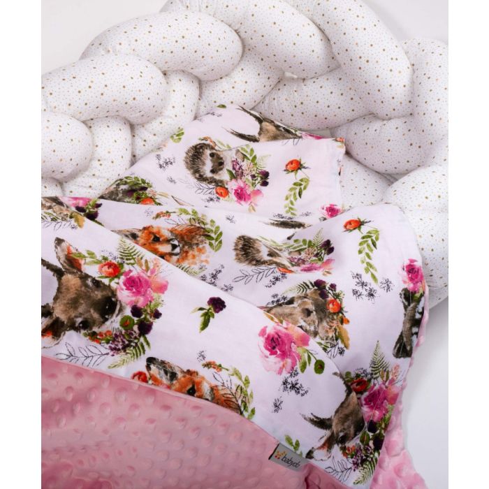 Bērnu pleds 100x75cm "Sweetheart" rozā