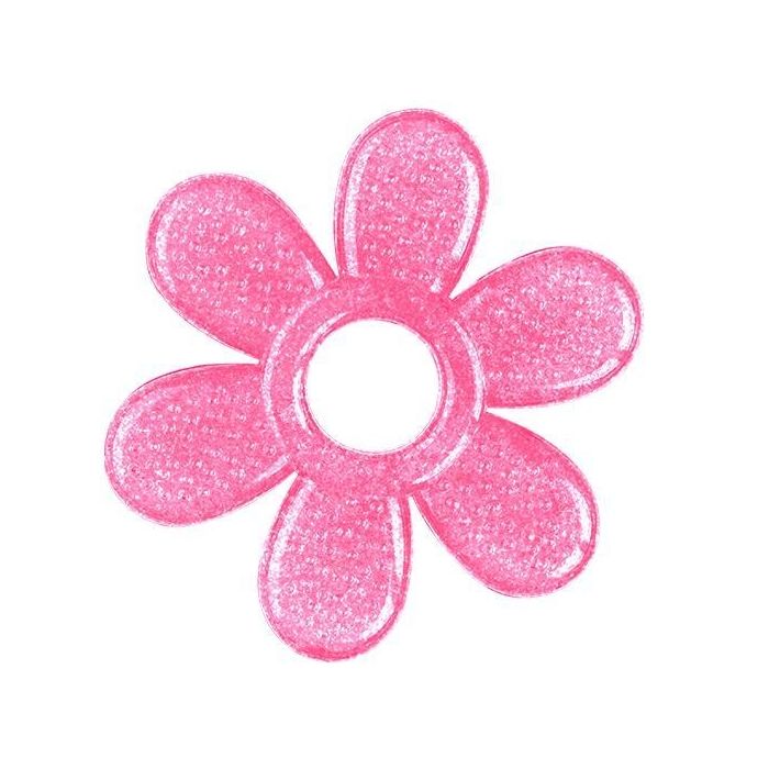 Zobu graužamais  "Flowers" rozā