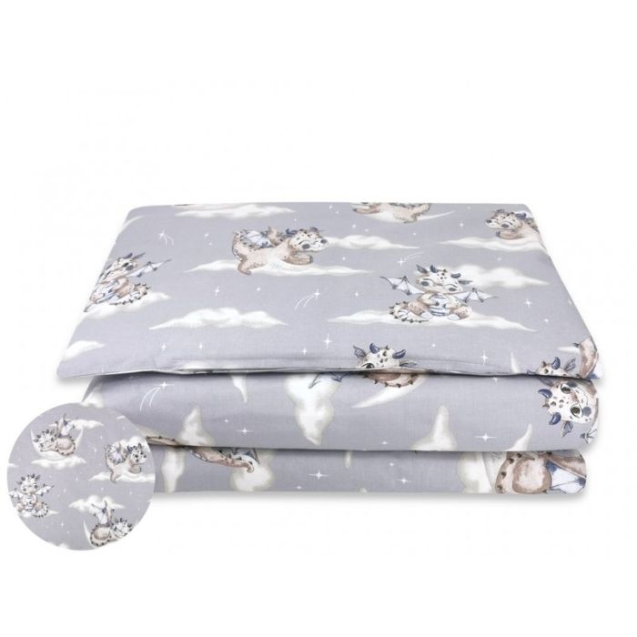 Gultas veļa komplekts šūpulim 80x70cm "Dragon" 
