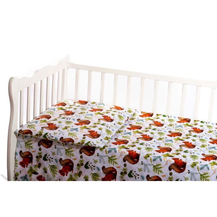 Gultas veļa bērniem 135x100 "Nut lovers"  