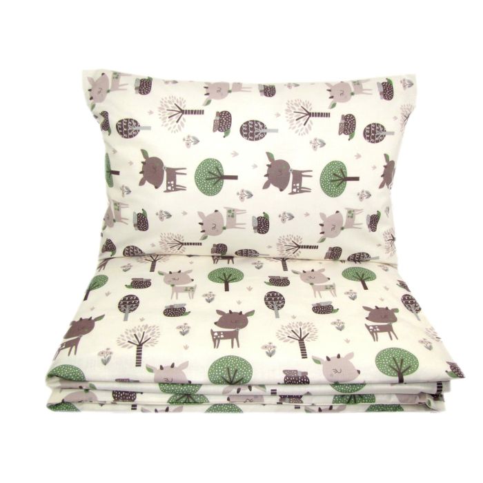 Gultas veļa bērniem 135x100 "Rudolf beige" 