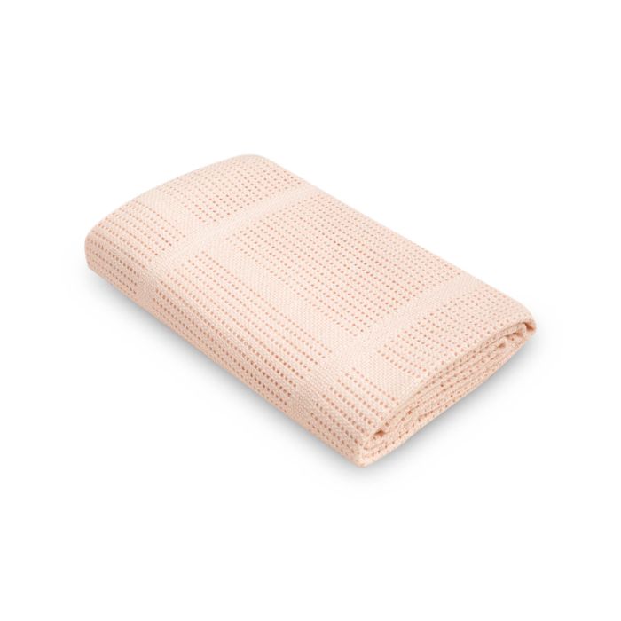 Bērnu sedziņa "Lulu light pink" 95x95 cm 