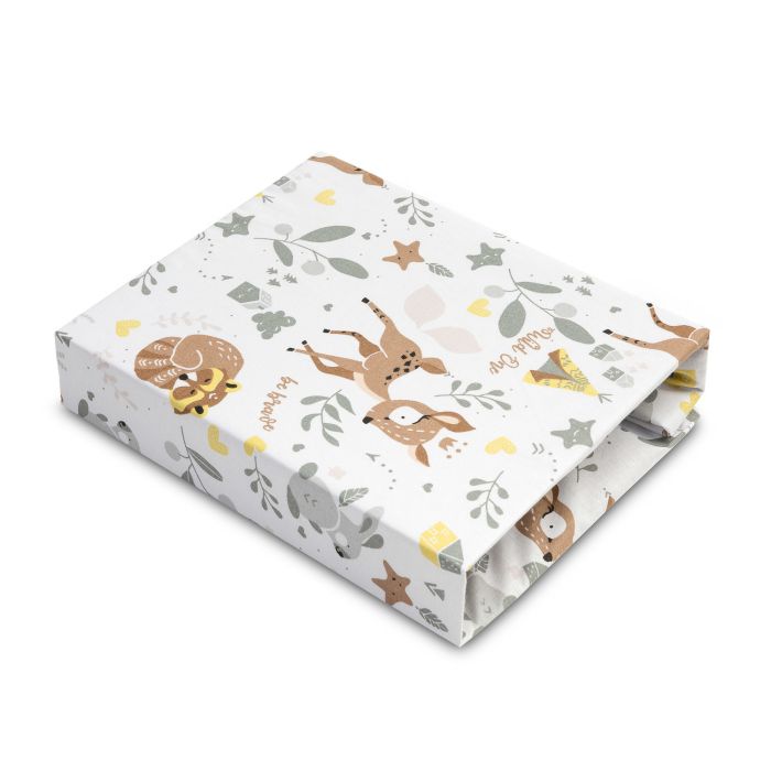 Bērnu palags ar gumiju "Forest life"120x60 