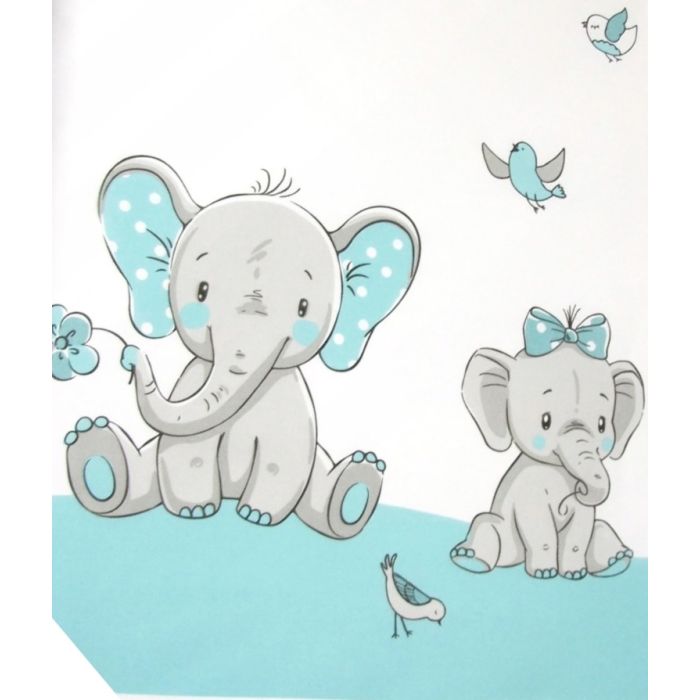 Bērnu palags ar gumiju "Friends"  120x60 tirkīza