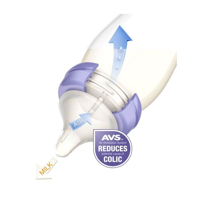 Lansinoh mazuļa pudelīte ar knupīti Anti-Colic 240 ml 2 gab