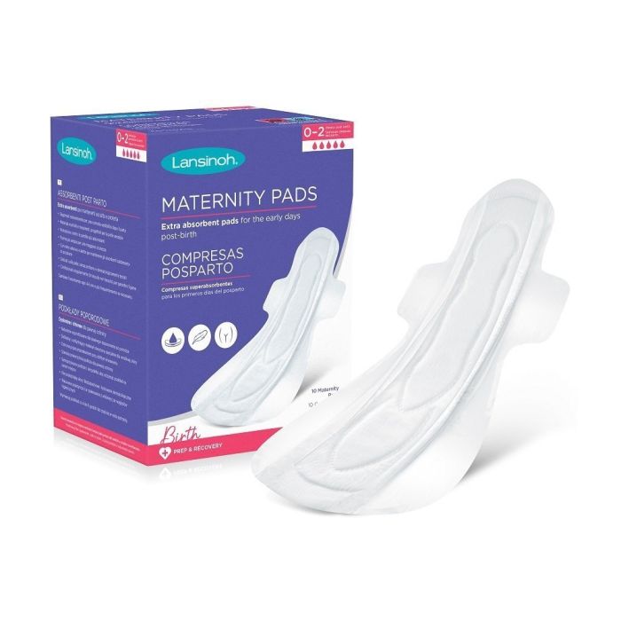 Lansinoh Pēcdzemdību ieliktnīši  Maternity pads 10 gab Extra absorbent