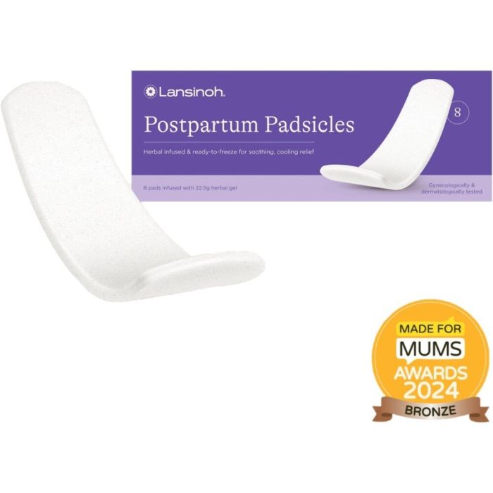 Lansinoh atsaldētie higiēniskie ieliktnīši pēc dzemdībām (Padsicles), 8 gab.