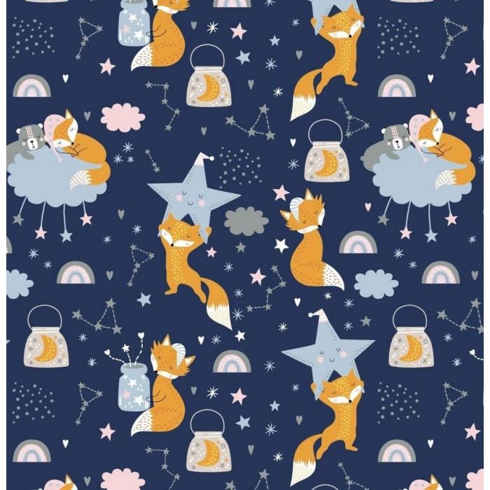 Bērnu palags ar gumiju  38x80 "Cotton story" - (Jūs varat izvēlēties krāsu)