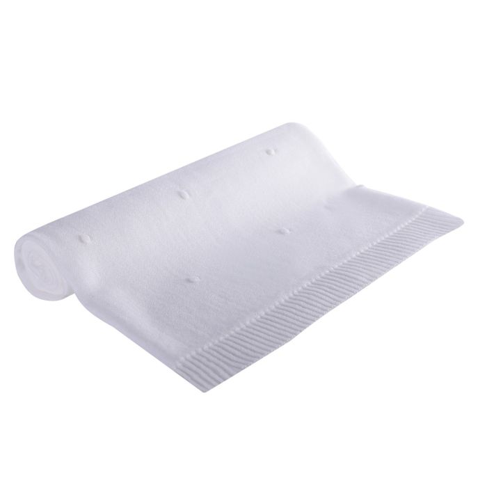 Bērnu sedziņa "Dots" 80x90 balts