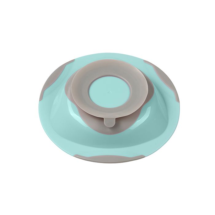 Babyono lėkštė limpančiu dugnu, mėtinė