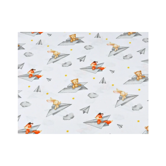 Bērnu palags ar gumiju  38x80 "Cotton story" - (Jūs varat izvēlēties krāsu)