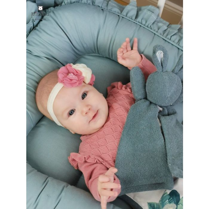  Ligzdiņa - kokons jaundzimušajiem "Royal" teal