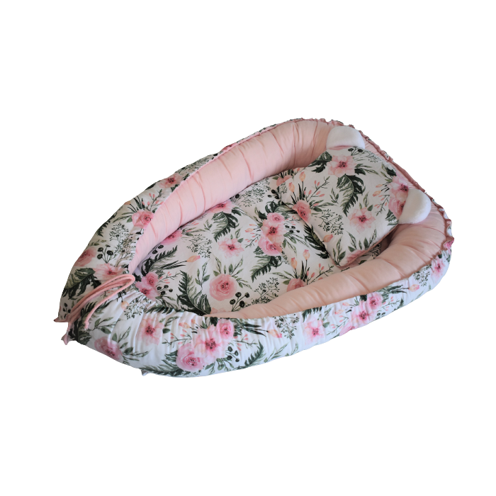  Ligzdiņa - kokons jaundzimušajiem "Flowers" 