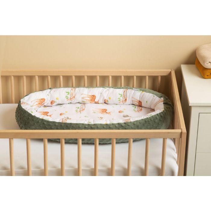 Ligzdiņa - kokons jaundzimušajiem "Wildwood Dreams" 80x45 cm