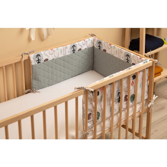 Muslīna bērnu Gultas Apmales 180 cm "Archie" 