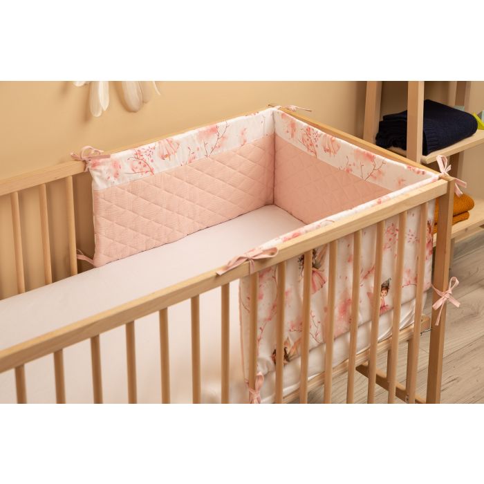 Muslīna bērnu Gultas Apmales 180 cm "Fairies" 