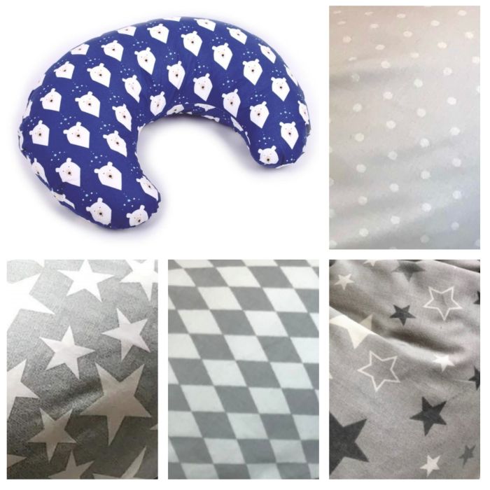 Barošanas - gulēšanas spilveni 50x70cm  (izvēlēties krāsu)