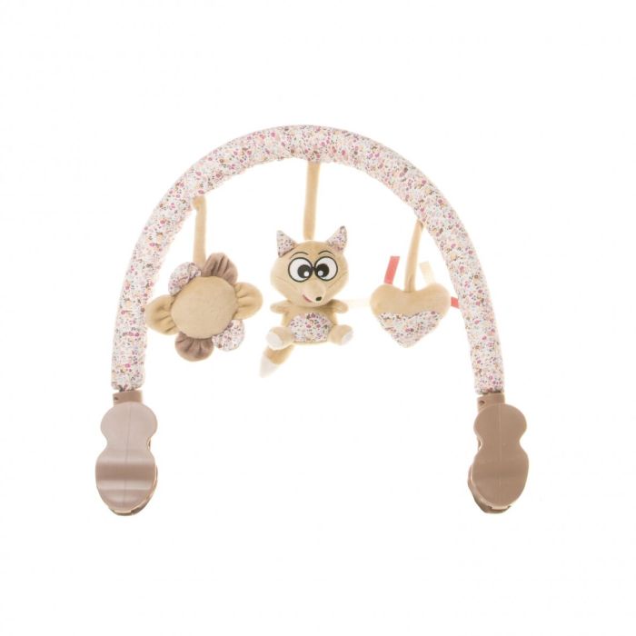 Rotaļlietu loks ratiņiem/krēsiņam "Fox"