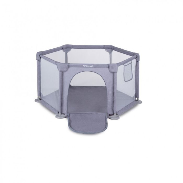 Kidwell bērnu manēža "Fanko" 120x120 cm  pelēka krāsa