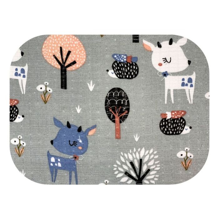 Marles autiņi ar zīmējumu 70x80cm "Grey Bembi" 