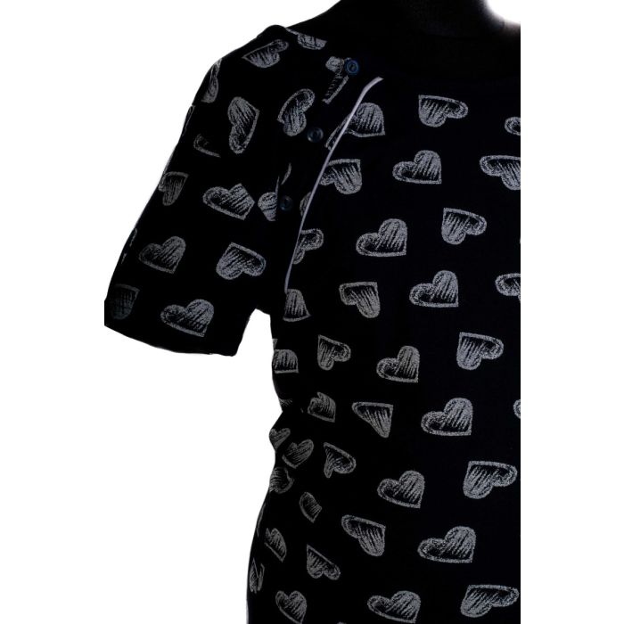 Kokvilnas naktskrekls grūtniecēm un barojošām  "Heartbeats"