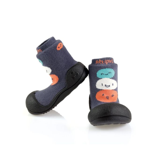 Mazuļu pirmās kurpes Attipas "Bean navy" 