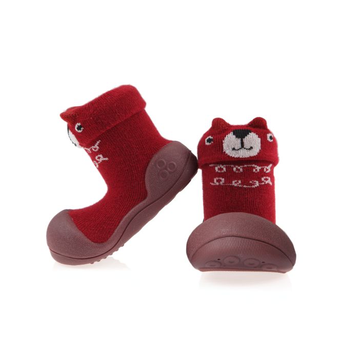 Mazuļu pirmās kurpes Attipas "Bear wine"  