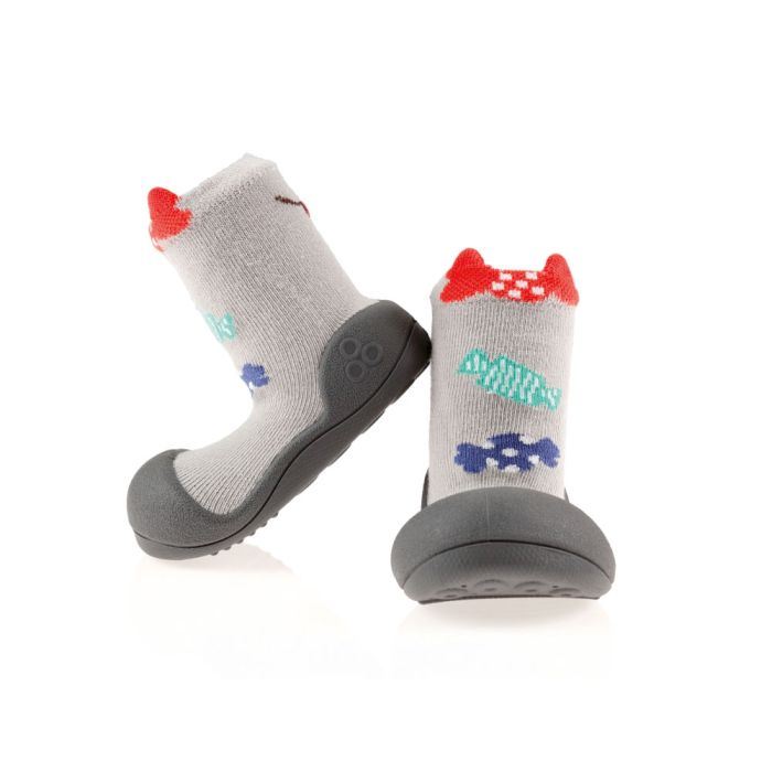 Mazuļu pirmās kurpes Attipas "Candy grey" 