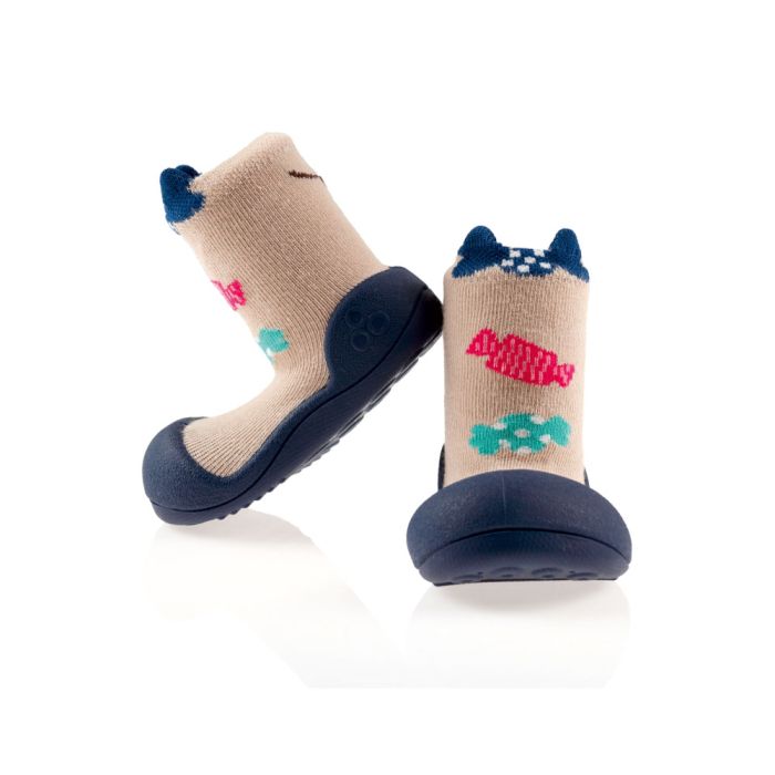 Mazuļu pirmās kurpes Attipas "Candy navy" 