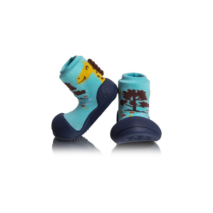 Mazuļu pirmās kurpes Attipas "Giraffe navy" 