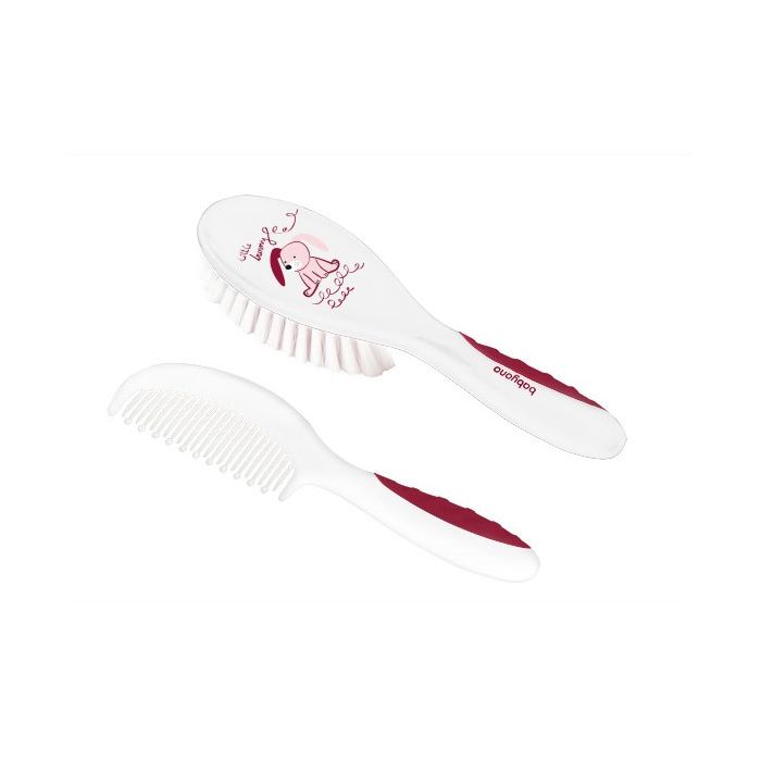 Mazuļu suka un ķemmīte "BabyOno" balts