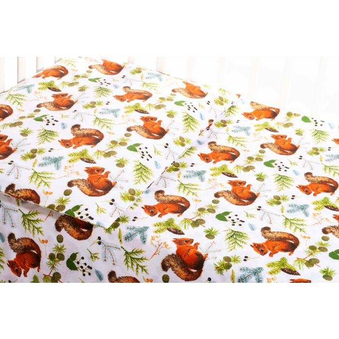 Gultas veļa bērniem 135x100 "Nut lovers"  