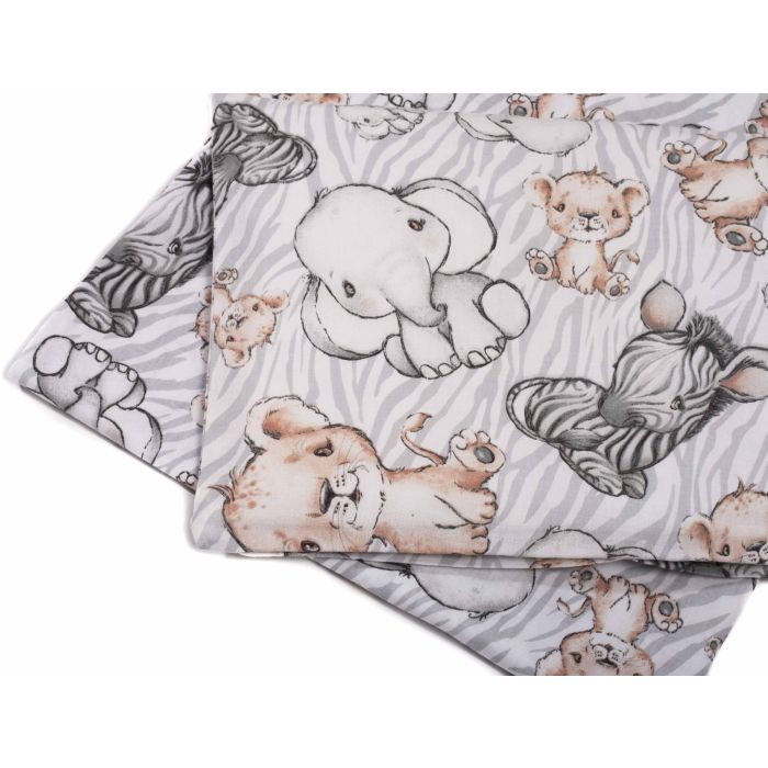 Bērnu gultas veļa šūpulim 80x70cm "Lion" bēšs