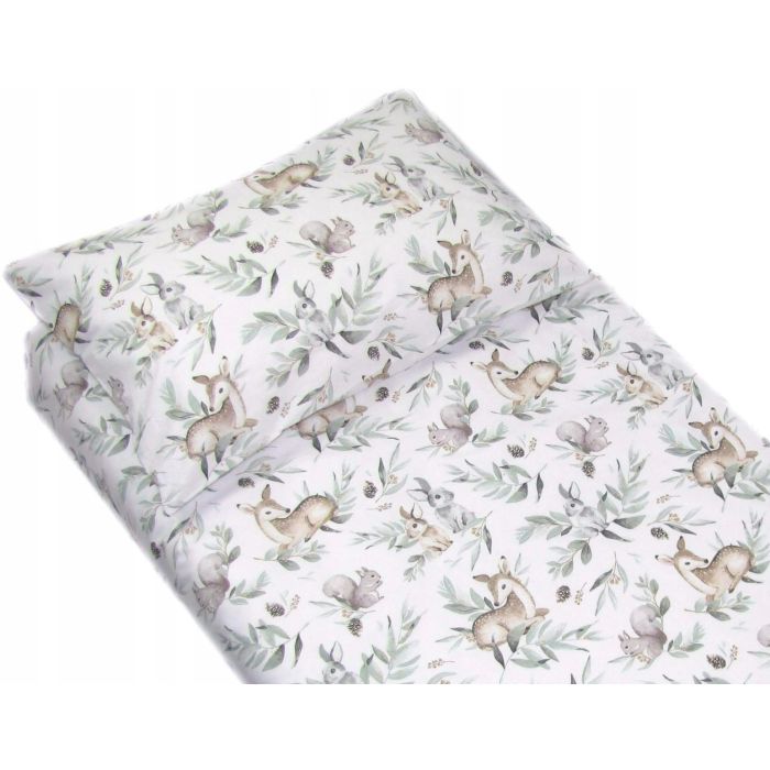 Gultas veļa komplekts šūpulim  80x70cm "Deer" 